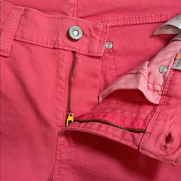 Levi's 524 Too Superlow Two Horse Patch Distressed Skinny Jeans 30x32 - Picture 14 of 16